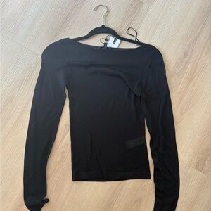 Dynamite Classic Black Long Sleeve Tee